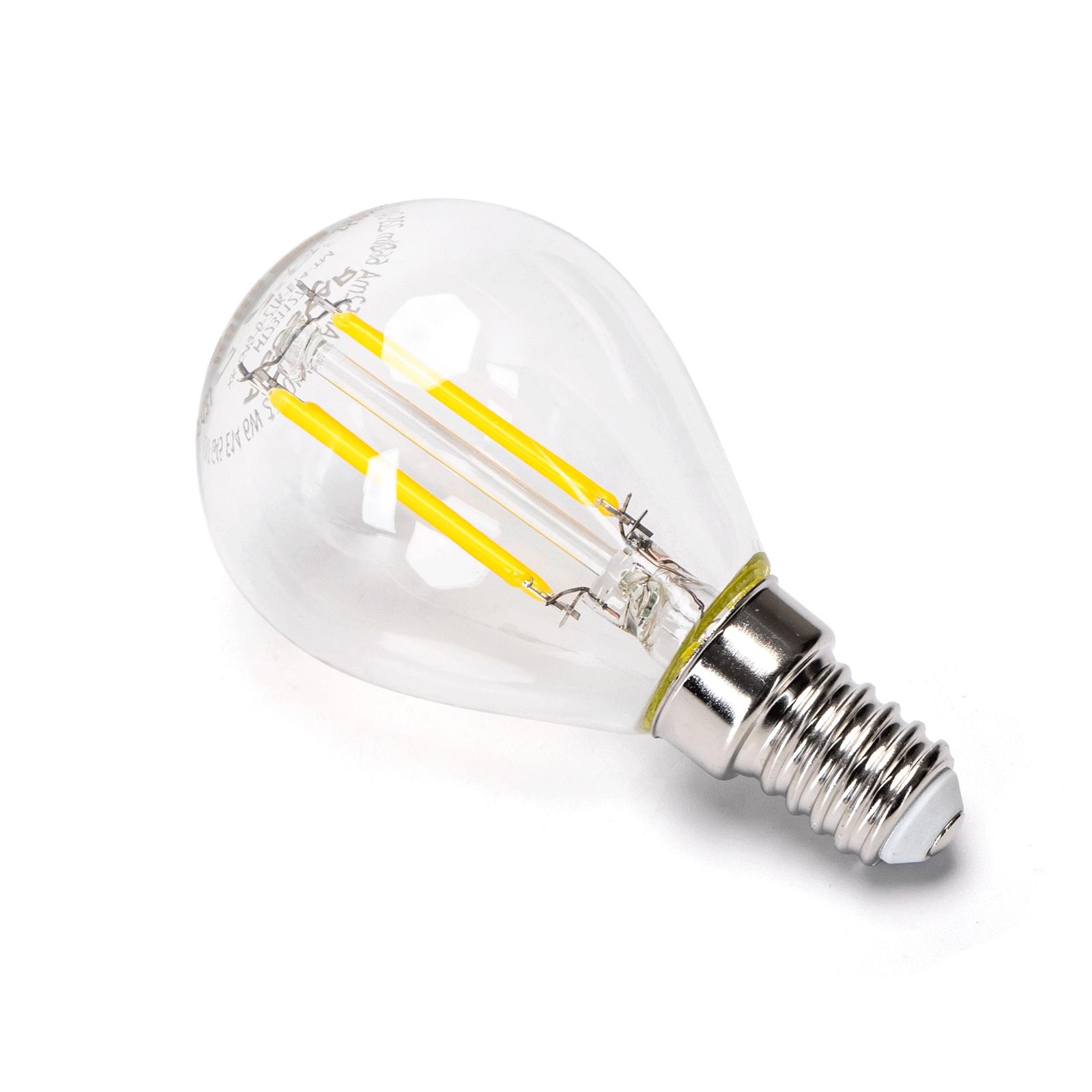 LED Filament Bulb (Clear) G45 E14 6W