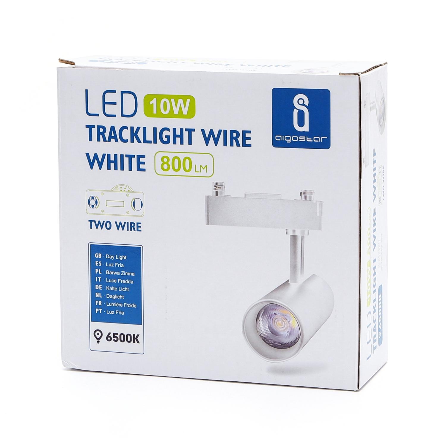 Światło dwutorowe LED, 10W, 6500K, 800lm