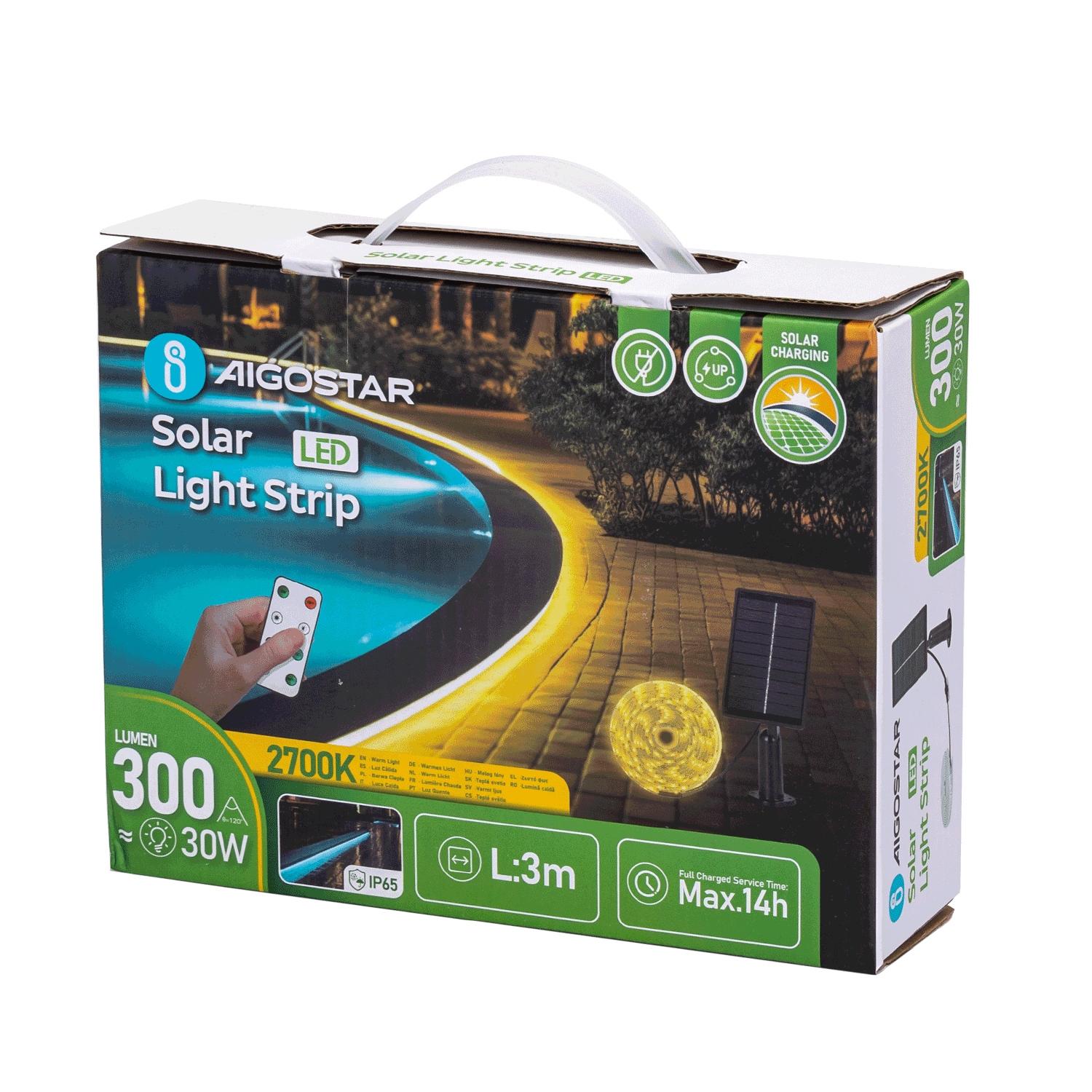 Solar light strips 30W IP65