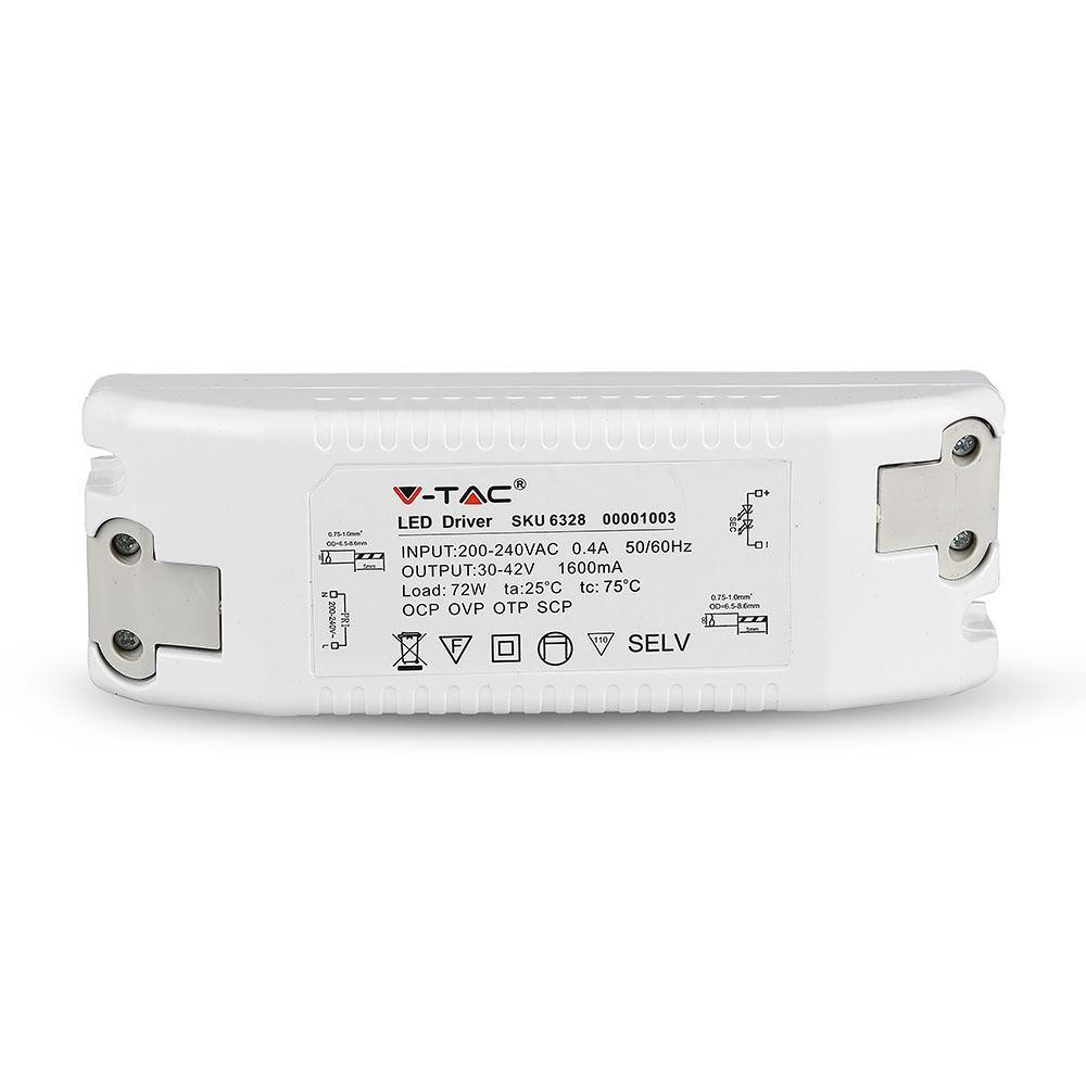 72W NON DIMMABLE DRIVER FOR LED PANEL-5 YRS WTY