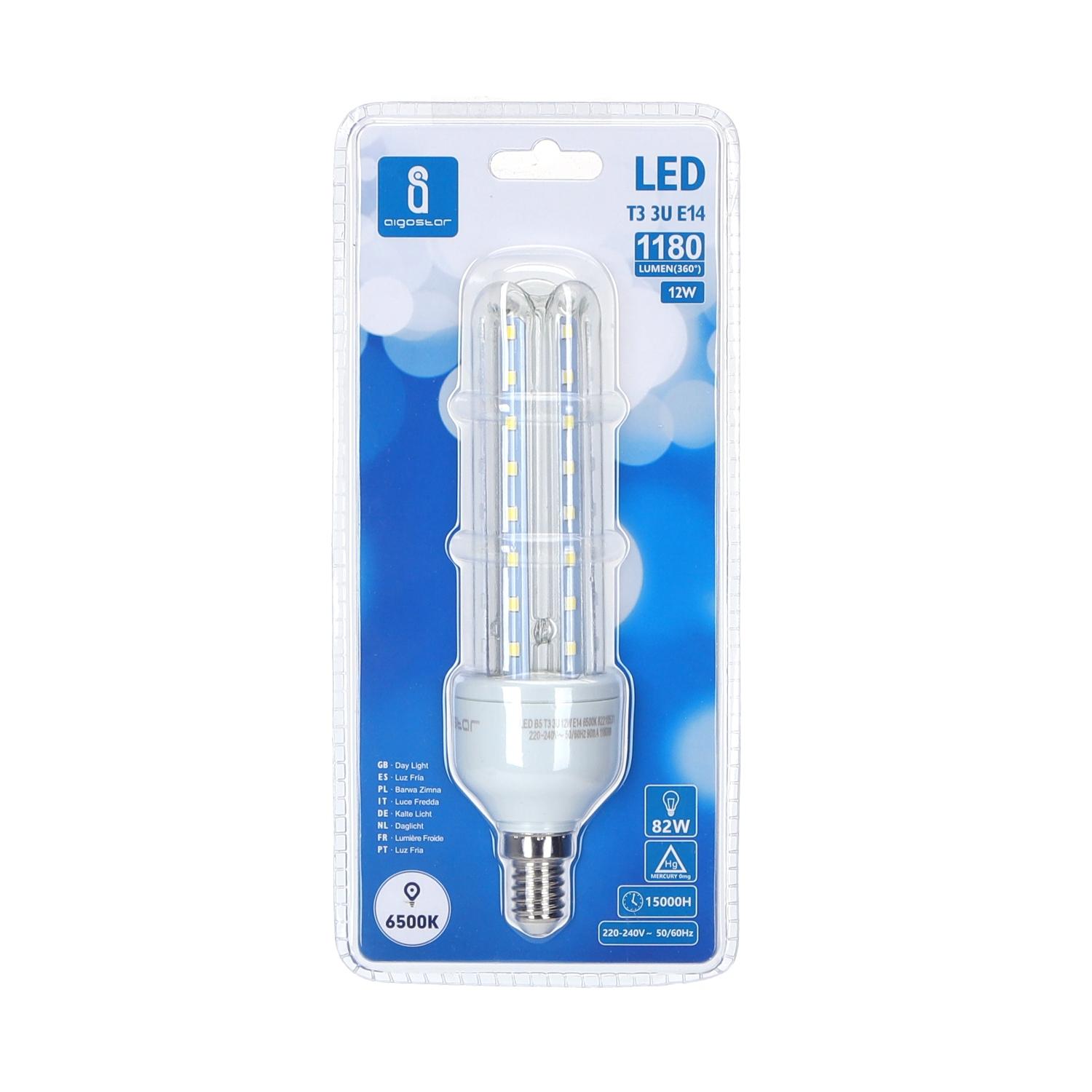 LED E14 12W U-tube