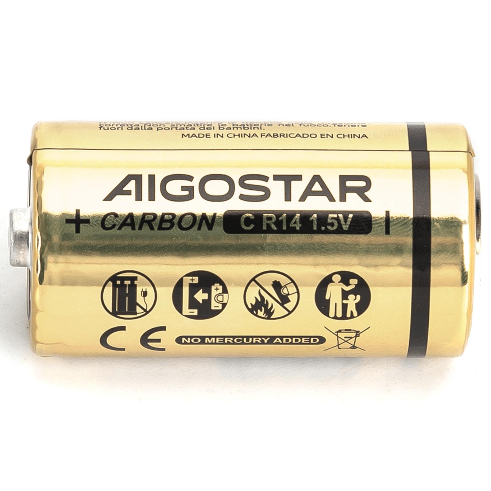 Carbon-zinc battery R14 C-2B 1.5V 2pcs