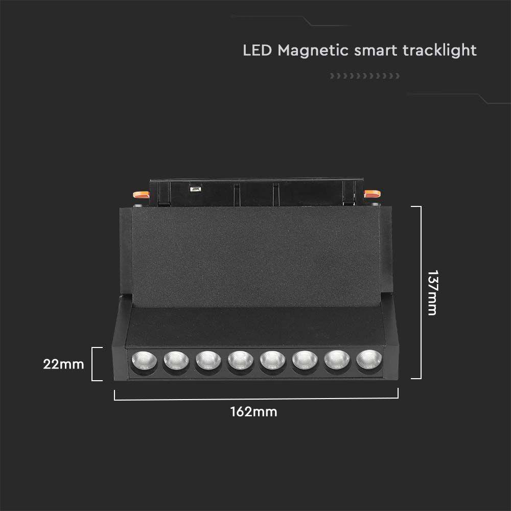 VT-3610 10W LED MAGNETIC SMART TRACKLIGHT 3IN1 BLACK BODY