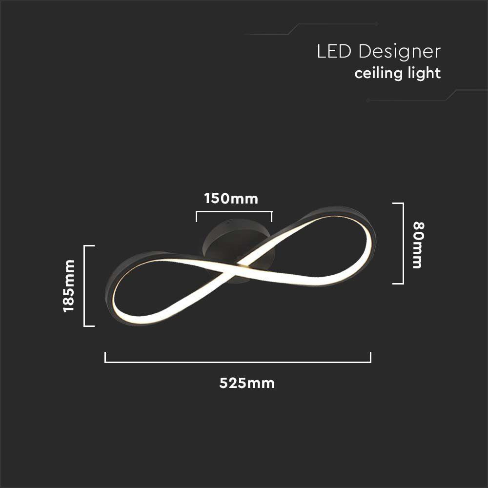 24W Lampa dekoracyjna LED, Barwa: 3000K        , VTAC, SKU 7002