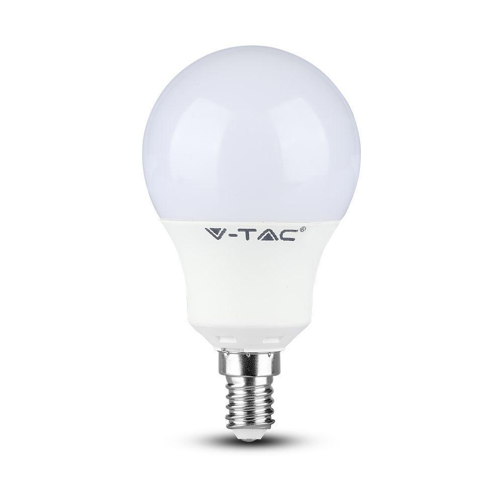 8.5W A60 Żarówka LED, Chip SAMSUNG, Barwa:4000K, Trzonek:E14, VTAC, SKU 21115