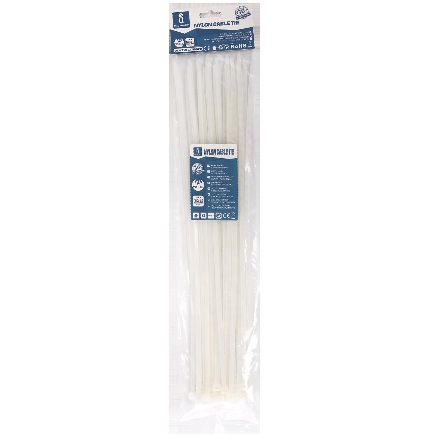 Nylon Cable Ties W4.8*L350mm White