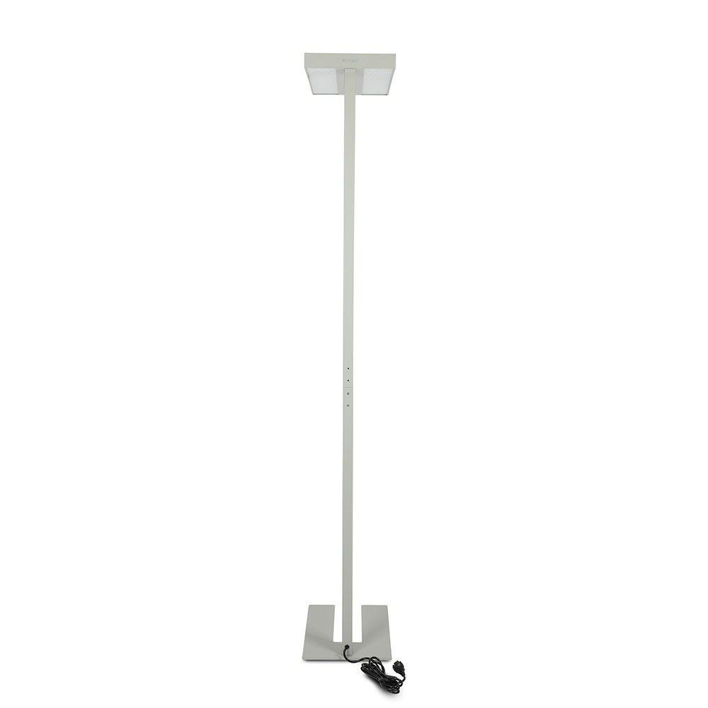 VT-8600 80W LED FLOOR LAMP(KNOB DIMMING) 4000K,SILVER - 5 YRS WTY