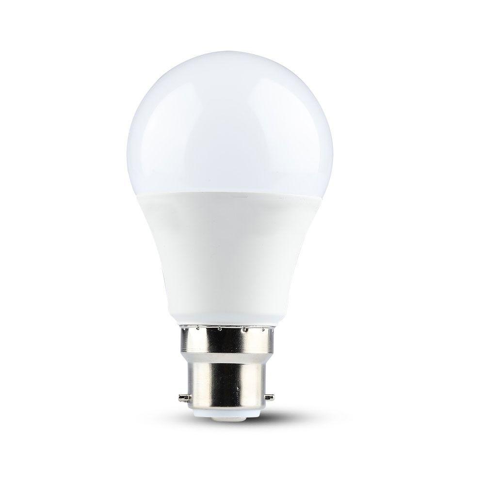 VT-2189 9W A60 LED PLASTIC BULB 2700K B22