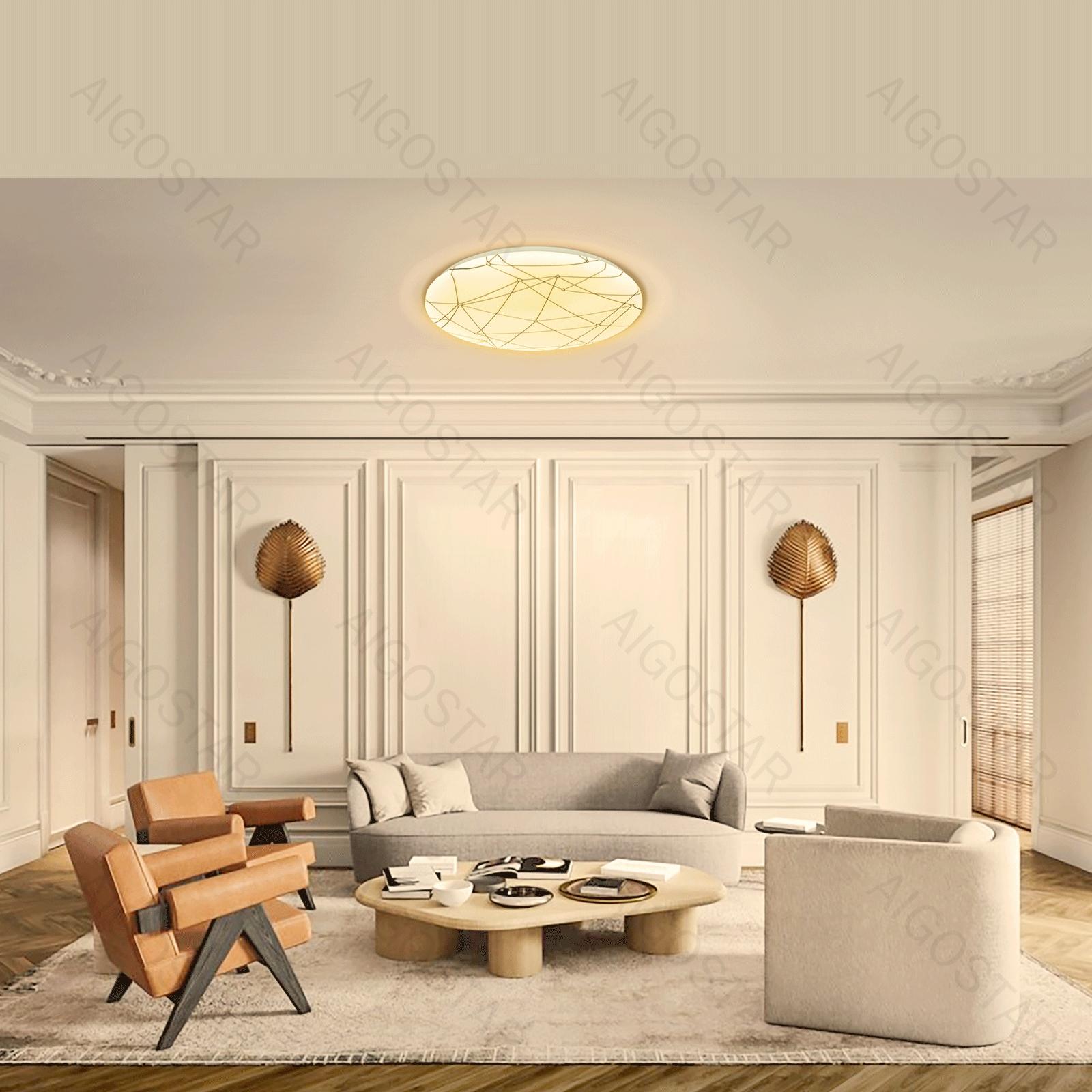 LED CEILING LIGHT 12W 3000K/GEOMETRIC LINE SHAPE