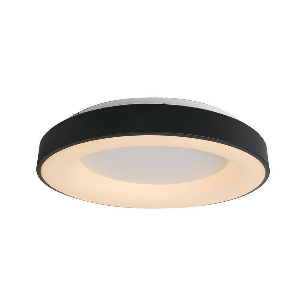 VT-7925 49W LED DECORATIVE CEILING LIGHT D:60xH9CM 3000K BLACK BODY