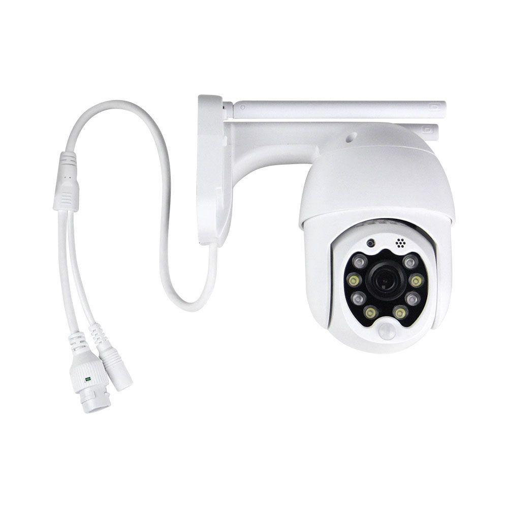 VT-5158 IP OUTDOOR WIFI CAMERA WITH 8 LED LIGHTS-3MP-IP65-DOME