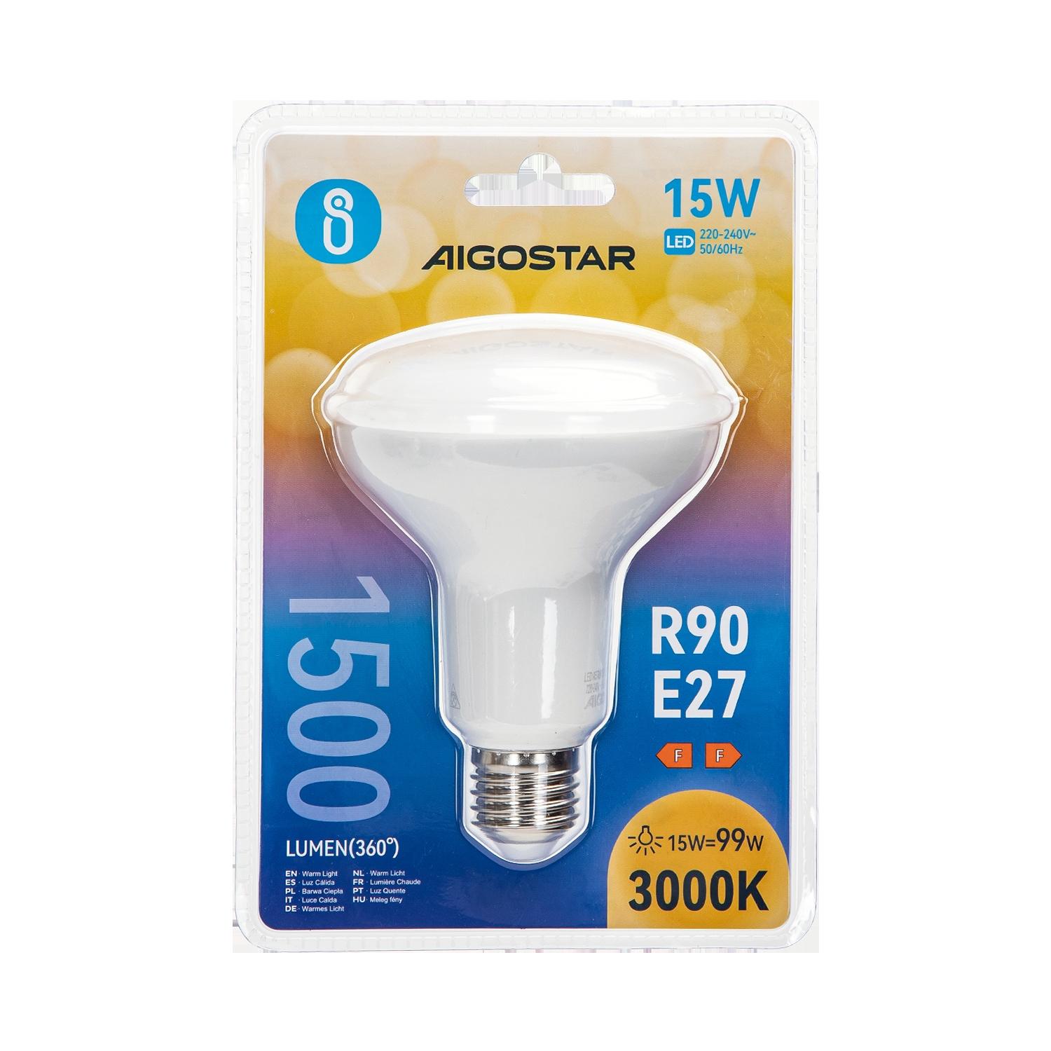 LED R90 E27 15W