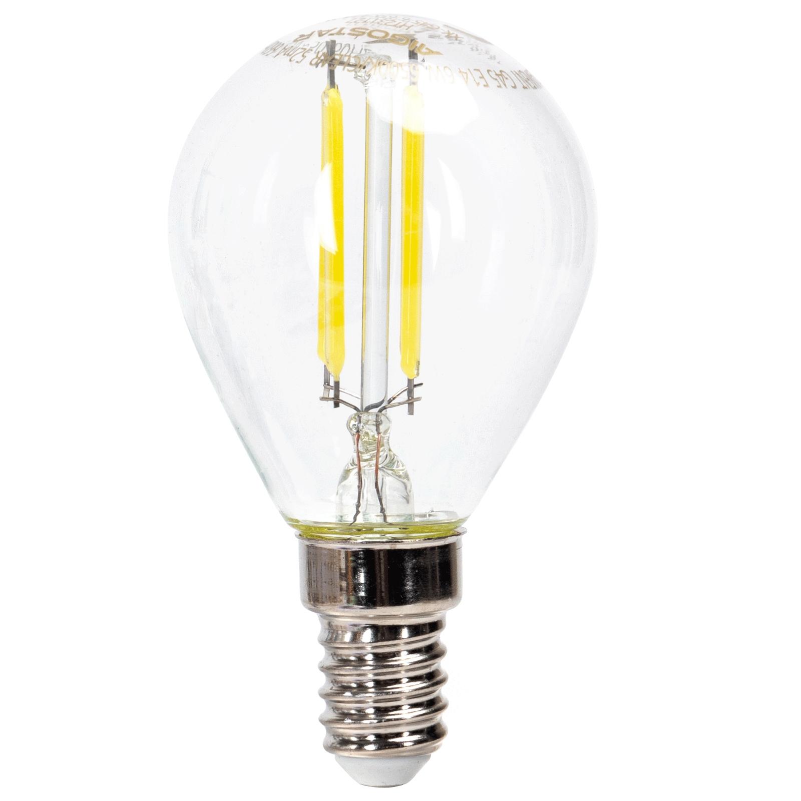 Żarówka LED Filament (Przezroczysta) G45 E14 8W