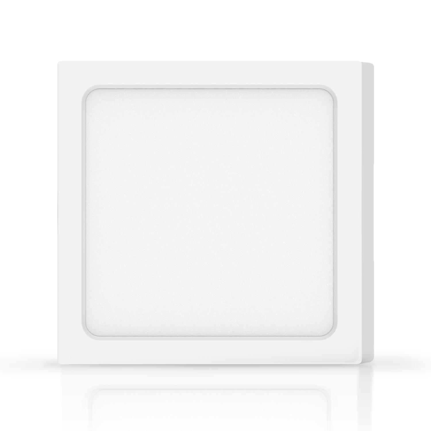 E6 LED  Surface-mounted Square Downlight 18W White Light