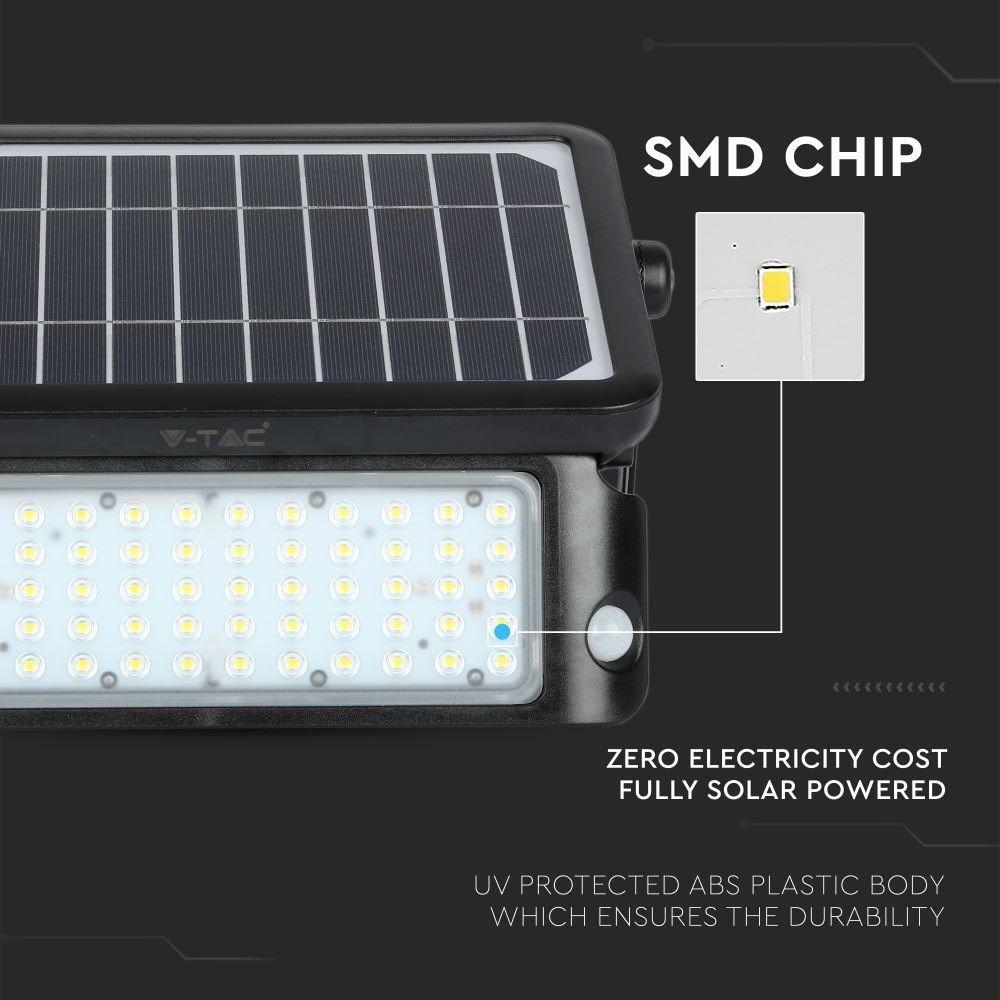 VT-787-10 10W LED SOLAR FLOODLIGHT 4000K,BLACK BODY