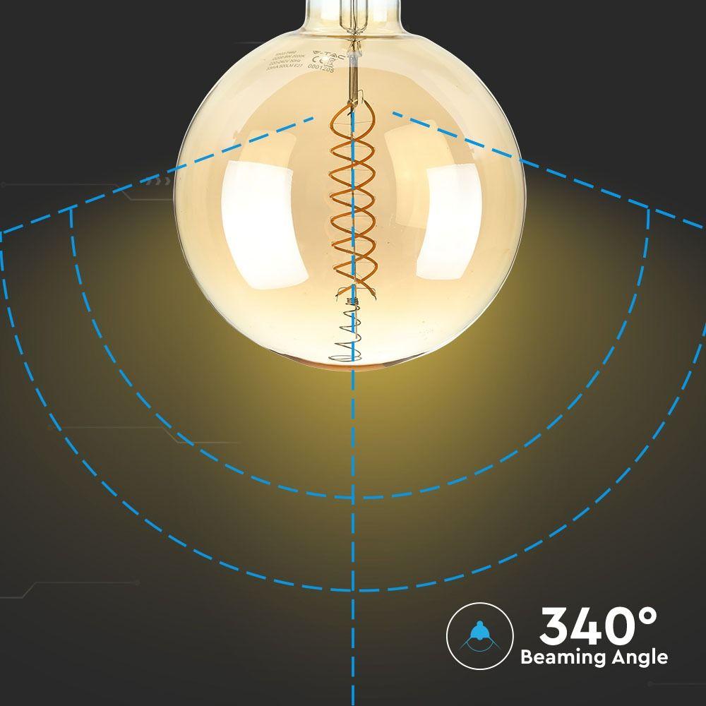 VT-2158D 8W G200 LED FILAMENT BULB WITH 2000K E27 DIMMABLE