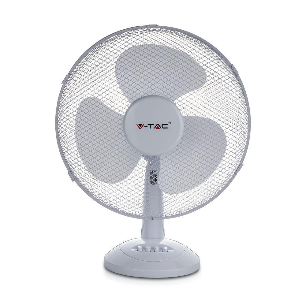 VT-4017-3 40W DESK FAN WITH KNOCK-DOWN BASE-4 BUTTONS-3 BLADES(16INCH)