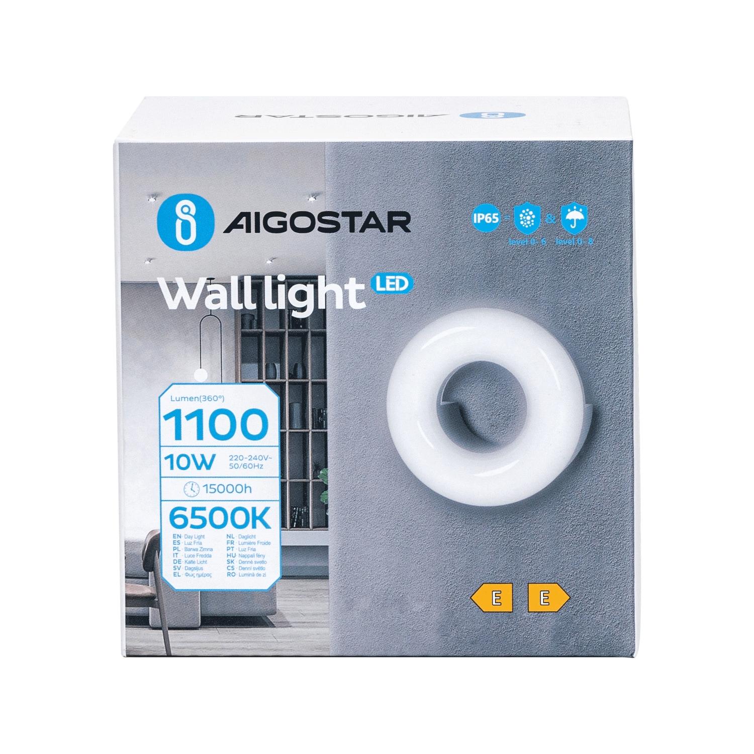 Moisture-proof Wall Light 10W 6500K