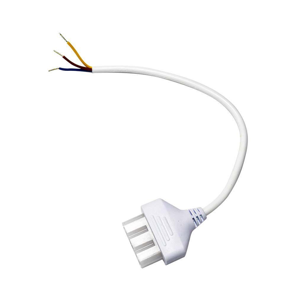 POWER CABLE WHITE 0.3m, 3x0.75mm²