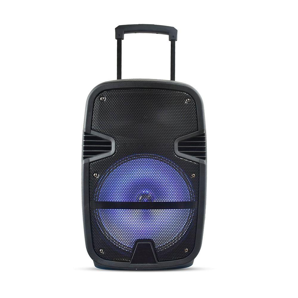 VT-6212 35W RECHARGEABLE TROLLEY SPEAKER WITH WIRED MICROPHONE-RF-RGB (12inch)