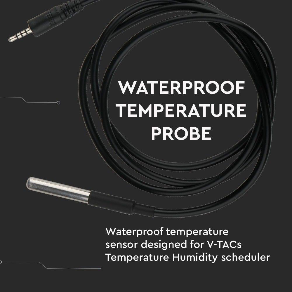 VT-5147 WATERPROOF TEMPERATURE PROBE COMPATIBLE WITH ALEXA & GOOGLE HOME