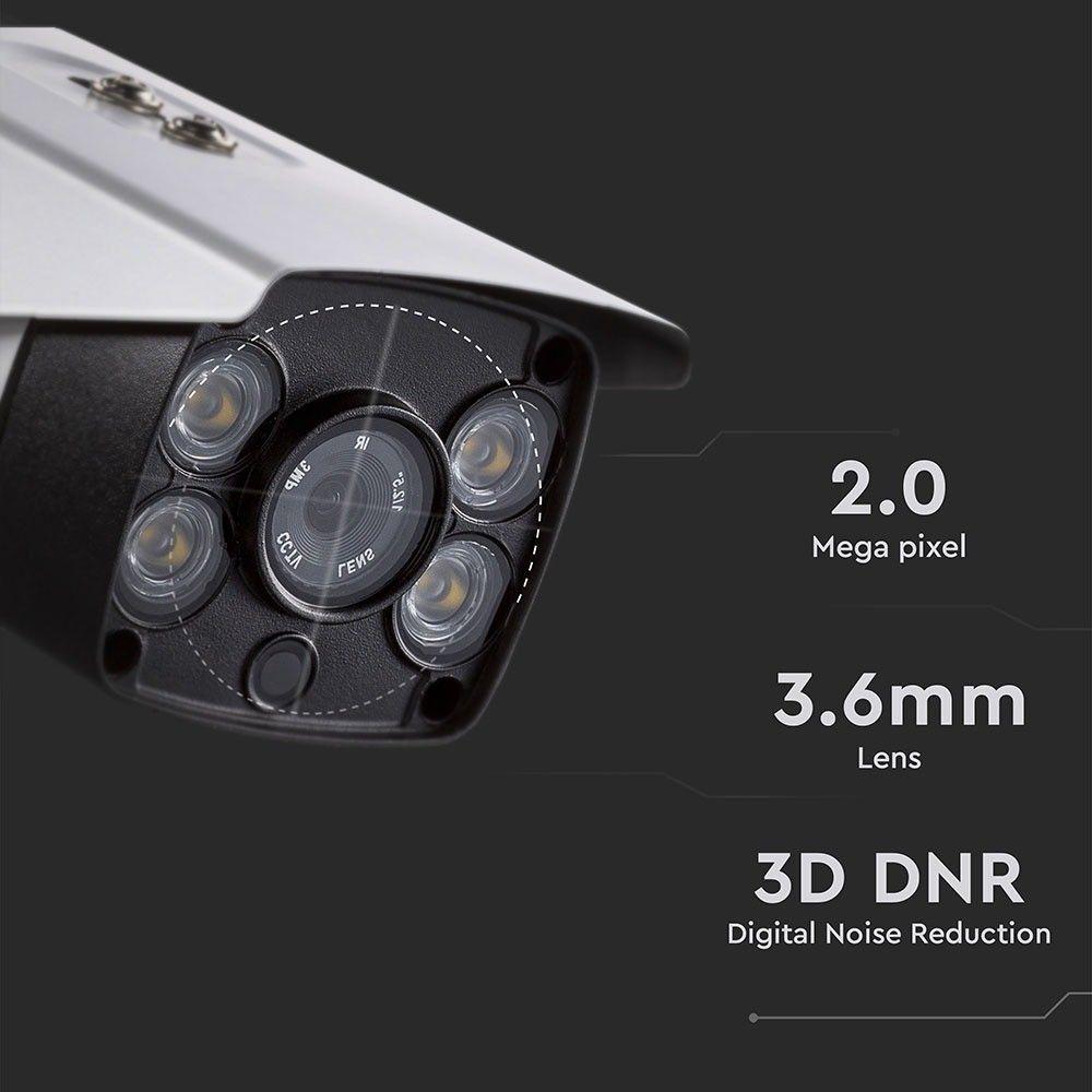 VT-5136 IP SECURITY CAMERA 1080P (INDOOR/OUTDOOR)-FULL COLOR-2.0MP-BULLET