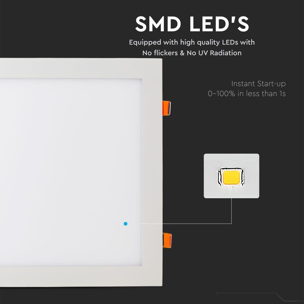 VT-3107 36W LED PANEL LIGHT 6400K SQUARE