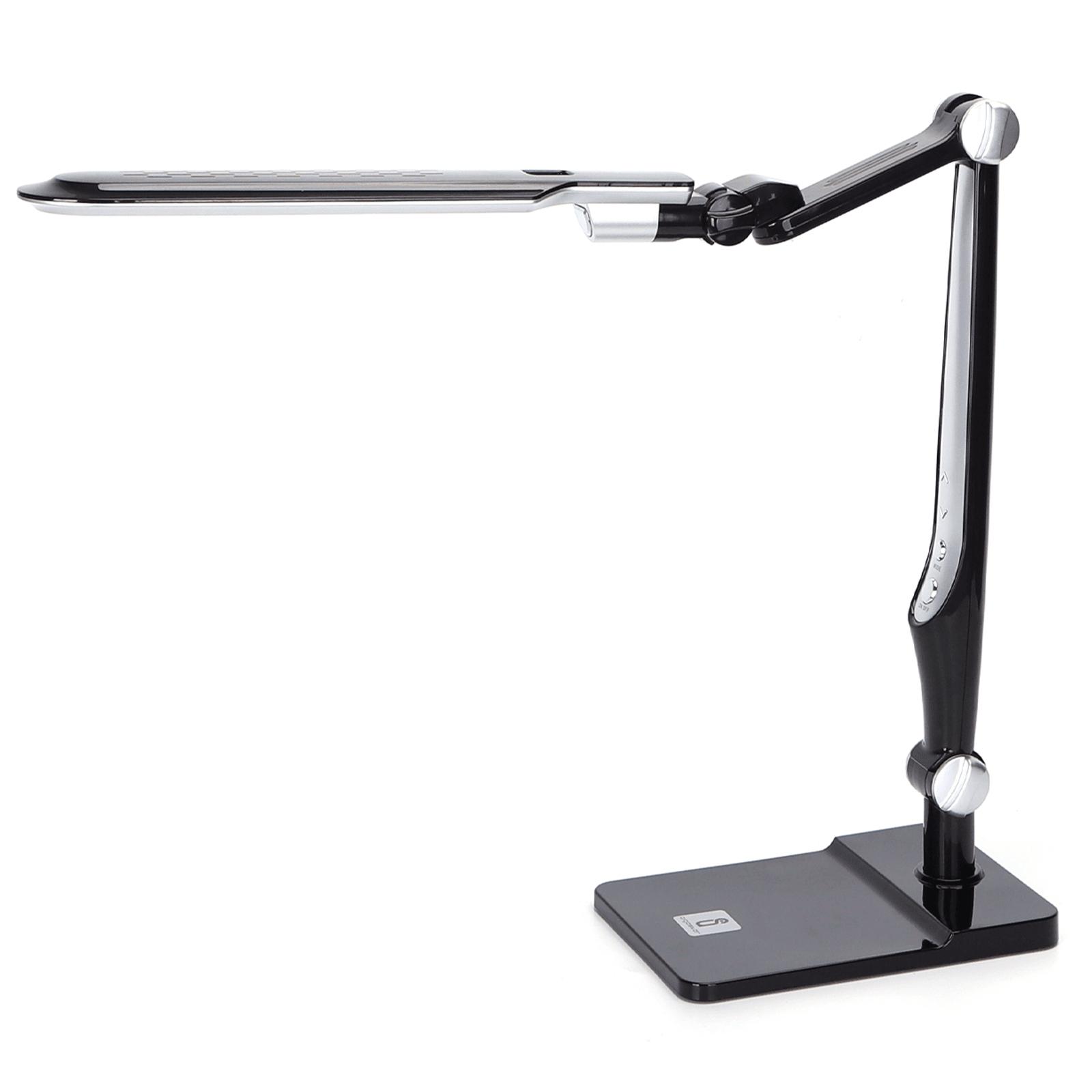 Lampa stołowa LED ściemnialna czarna 9W 3000-6500K