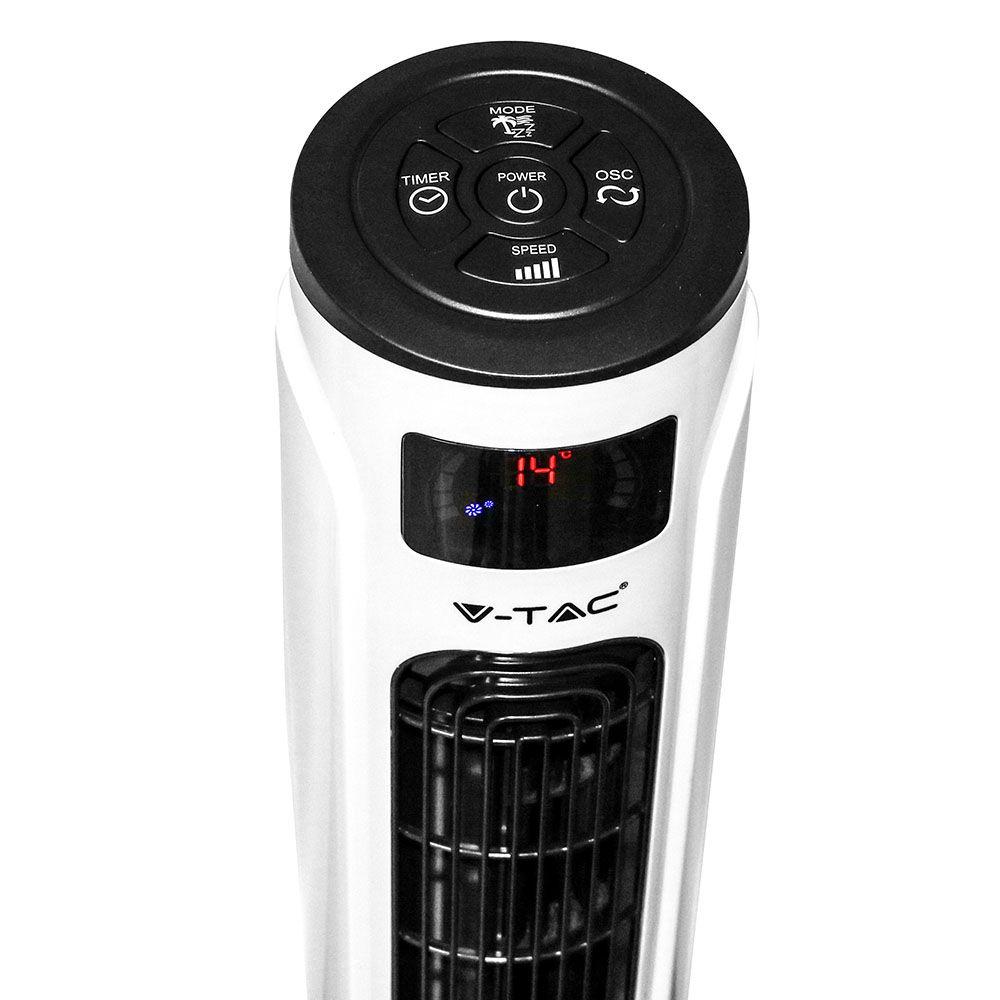 VT-5566 55W TOWER FAN(EU PLUG) WORKS WITH ALEXA & GOOGLE HOME