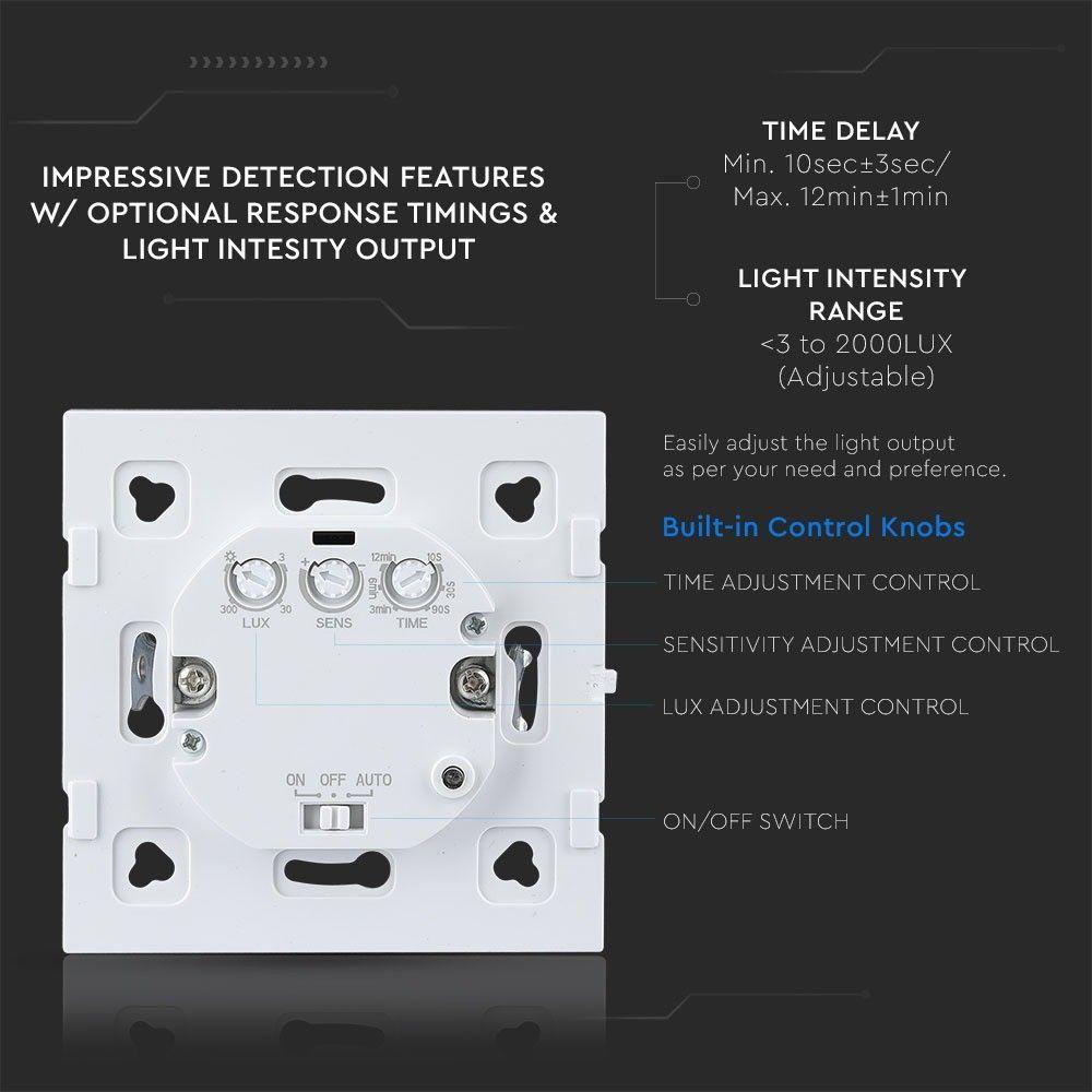 VT-8023 MICROWAVE SENSOR (MAX:300W LED)