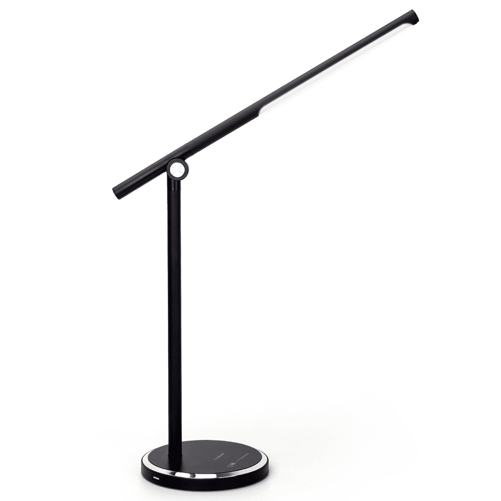 LED Foldable Table Lamp Black 8W 3000-6000K