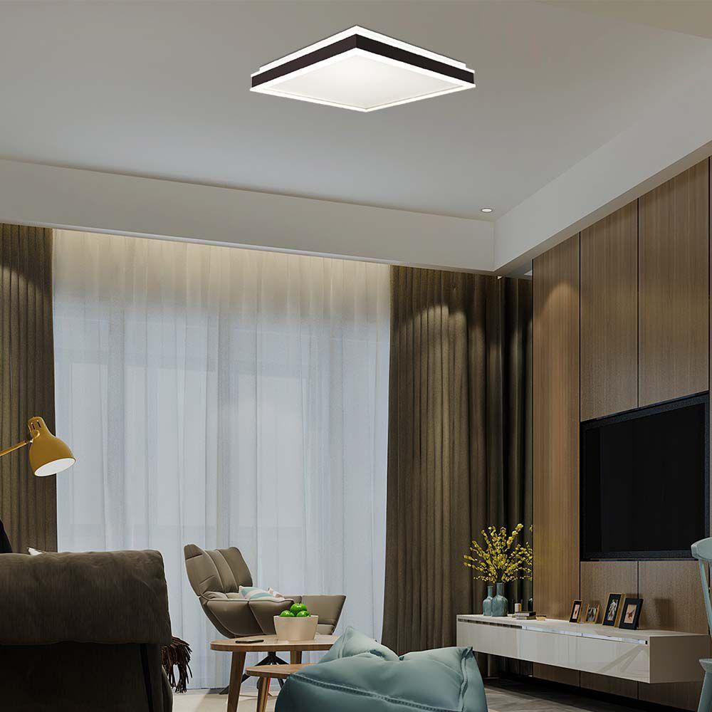 VT-7782 24W LED DESIGNER LIGHT 4000K BLACK SQ