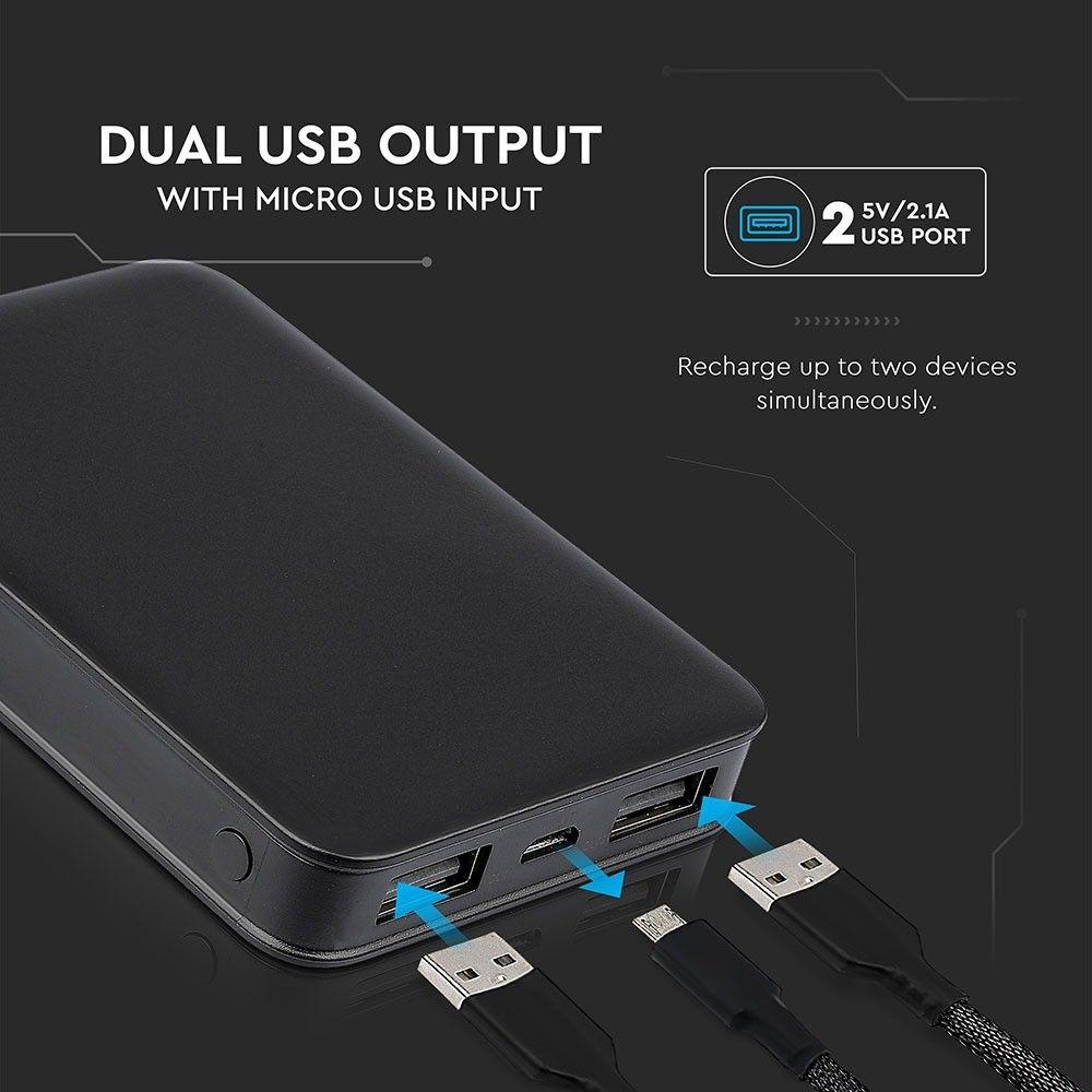 VT-3503 5000mah POWER BANK-BLACK