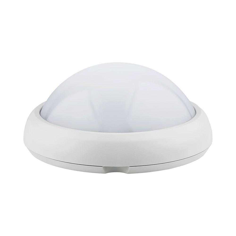 VT-8015 12W FULL ROUND IP54 DOME LIGHTS 4000K WHITE BODY