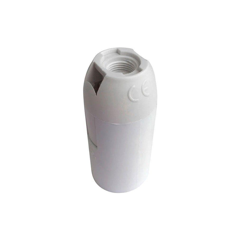 E14 LAMP HOLDER -WHITE WITH SPRING TYPE TERMINALS