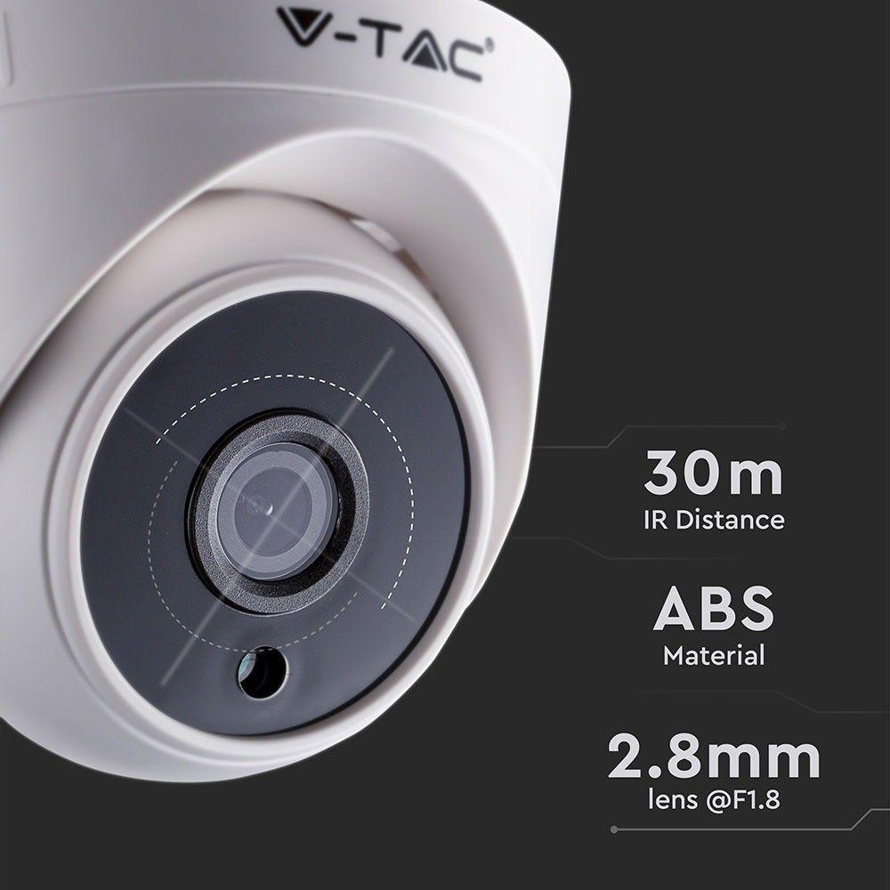 Kamera wewnętrzna analogowa AHD/CVI/TVI/CVBS-2.0MP-DOME, VTAC, SKU 8474