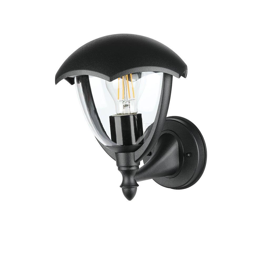 VT-730 E27 WALL LAMP-MATT BLACK UP E27