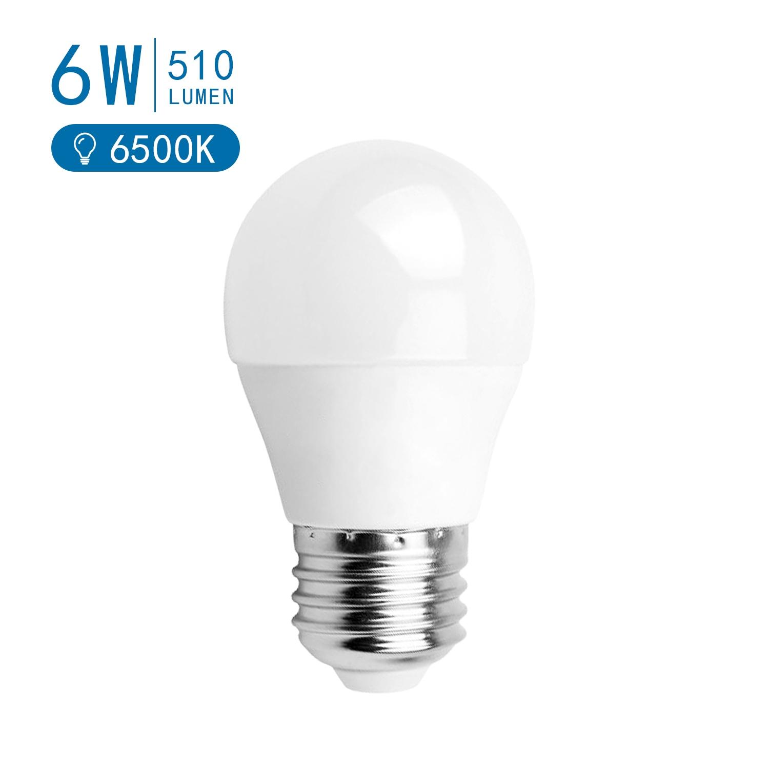 LED E27 6W G45