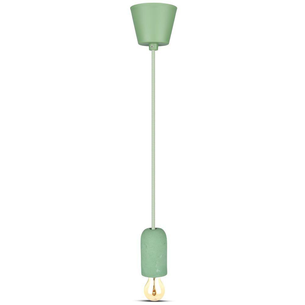 VT-7668 E27 CONCRETE PENDANT LIGHT-GREEN