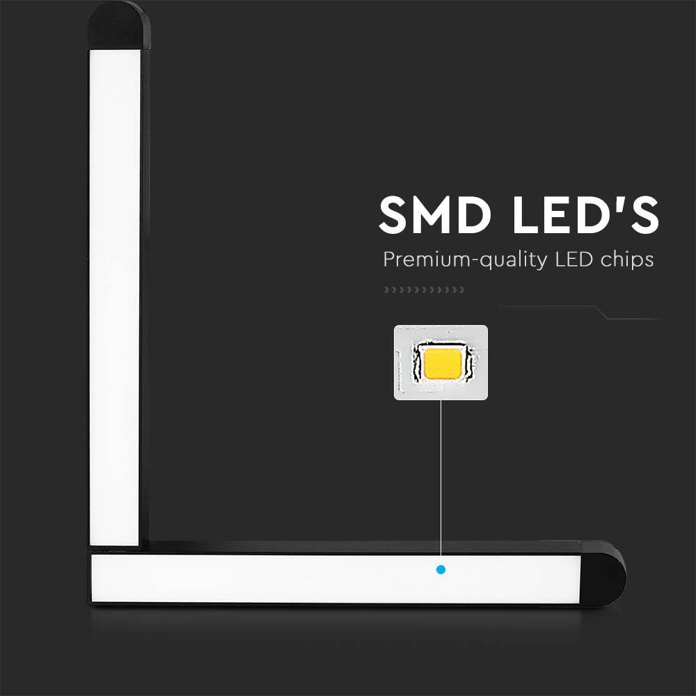 25W Lampa LED na szynoprzewód MAGNETIC, Barwa: 3000K, Obudowa: Czarna , VTAC, SKU 10267