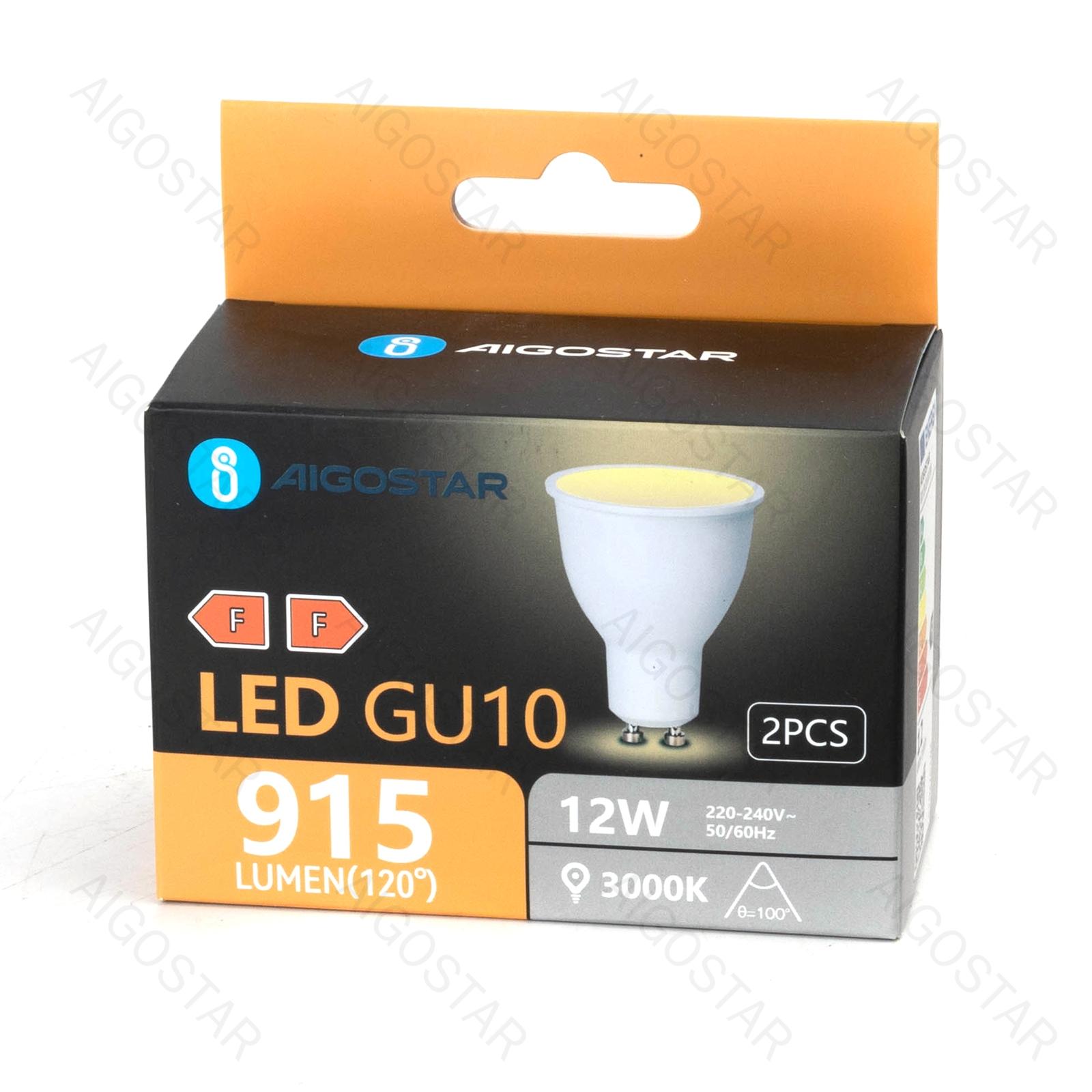 LED A5 GU10 12W 3000K/DOUBLE/COLOR BOX