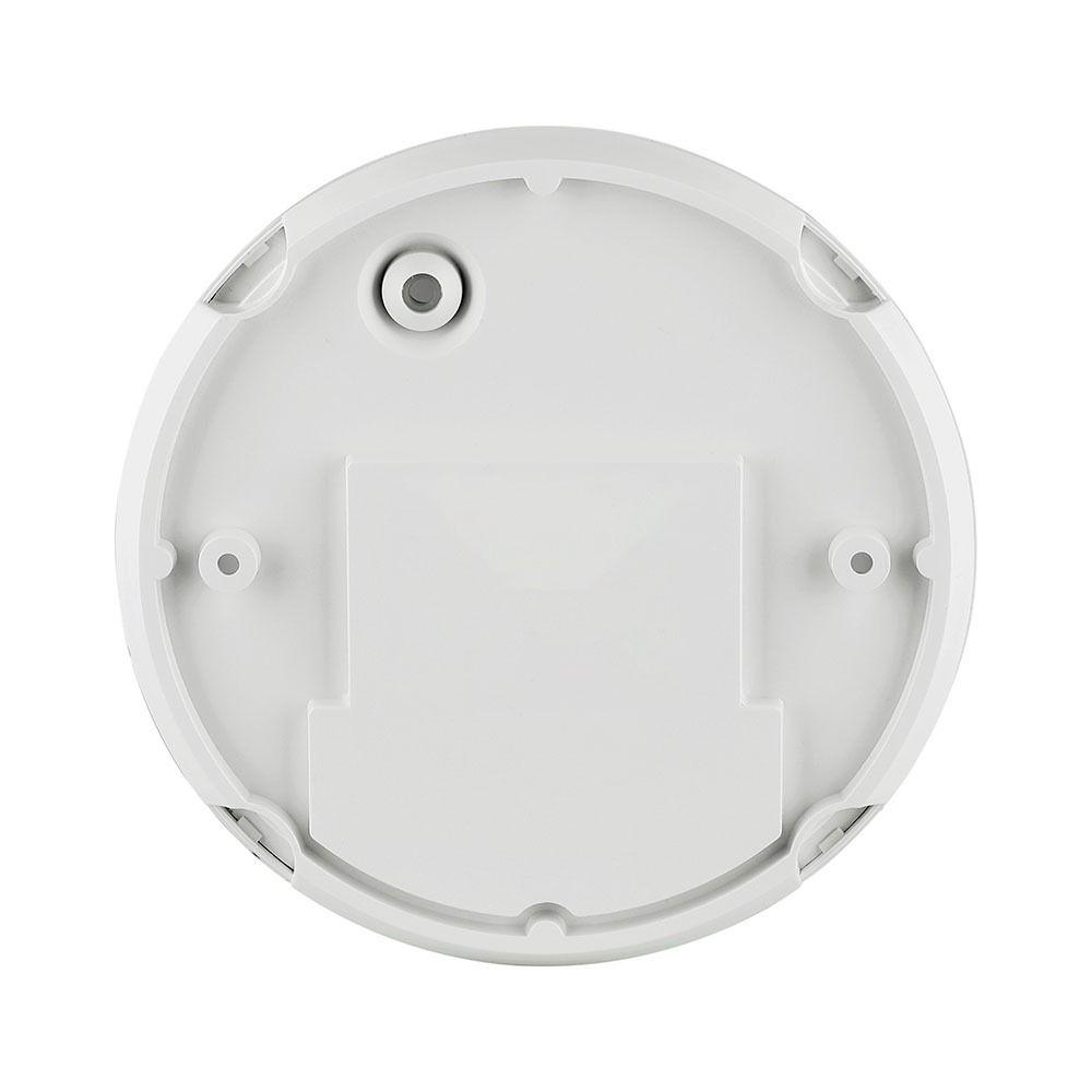 VT-8015 12W FULL ROUND IP54 DOME LIGHTS 4000K WHITE BODY