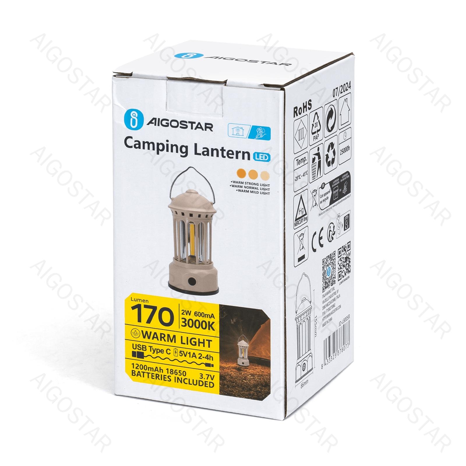 LED Camping Lantern, USB charge