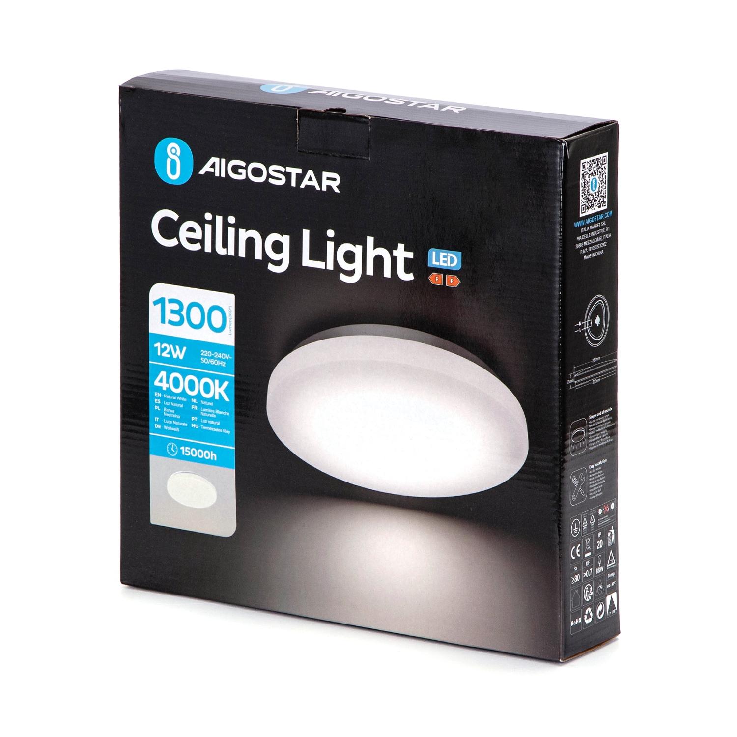 Ceiling Light 12W 4000K D260*H63 mm