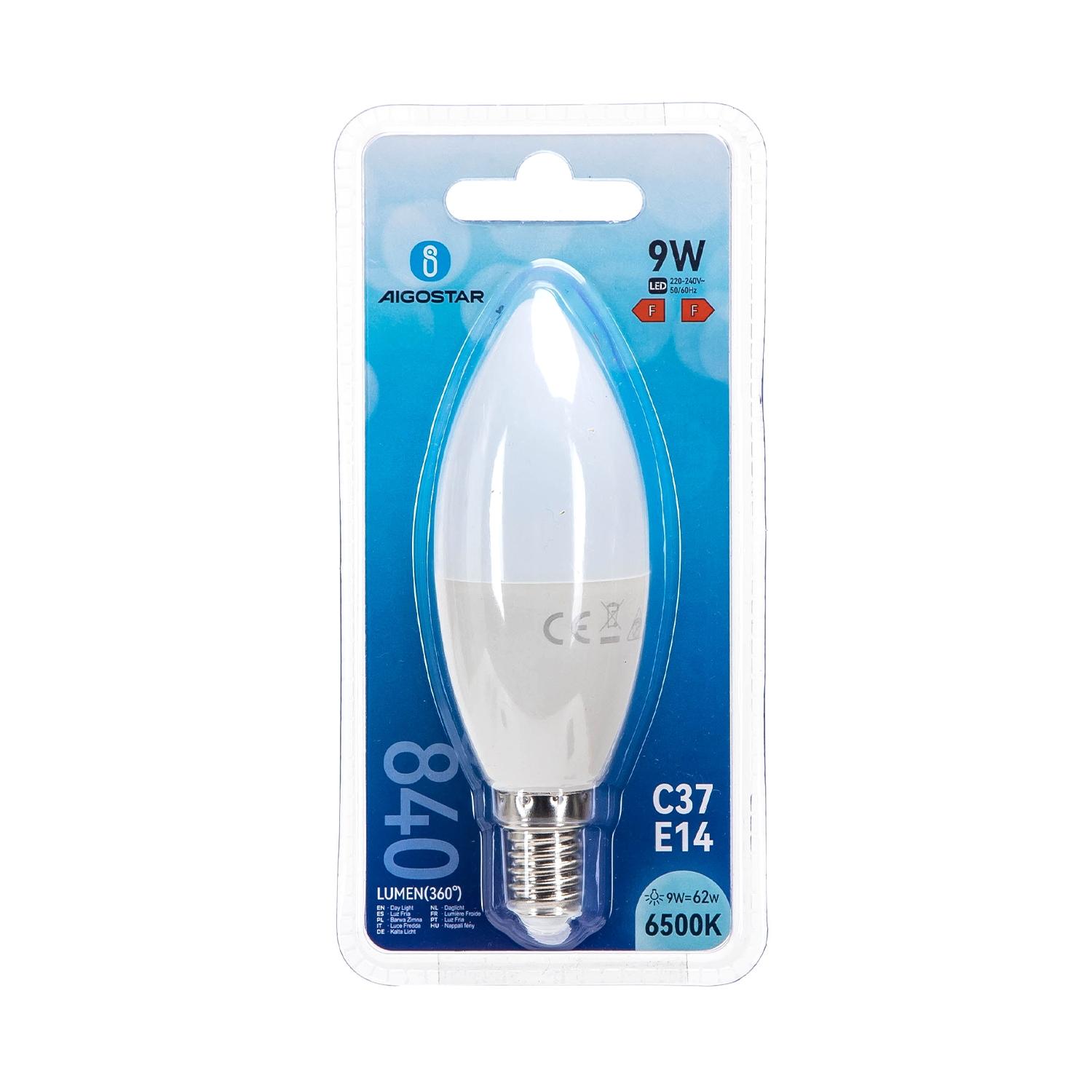 LED E14 9W C37