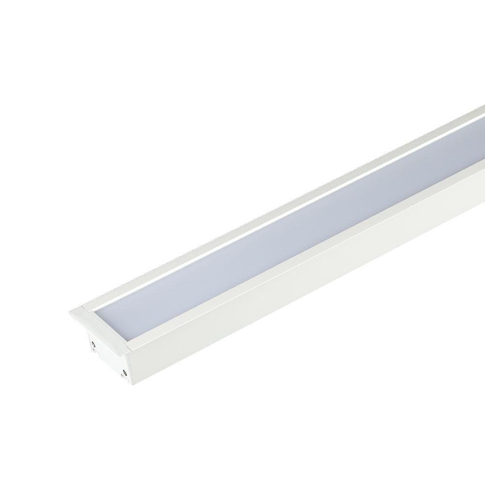 VT-7-41 40W LED LINEAR RECESSED LIGHT SAMSUNG CHIP 4000K 5YRS WTY-WHITE BODY