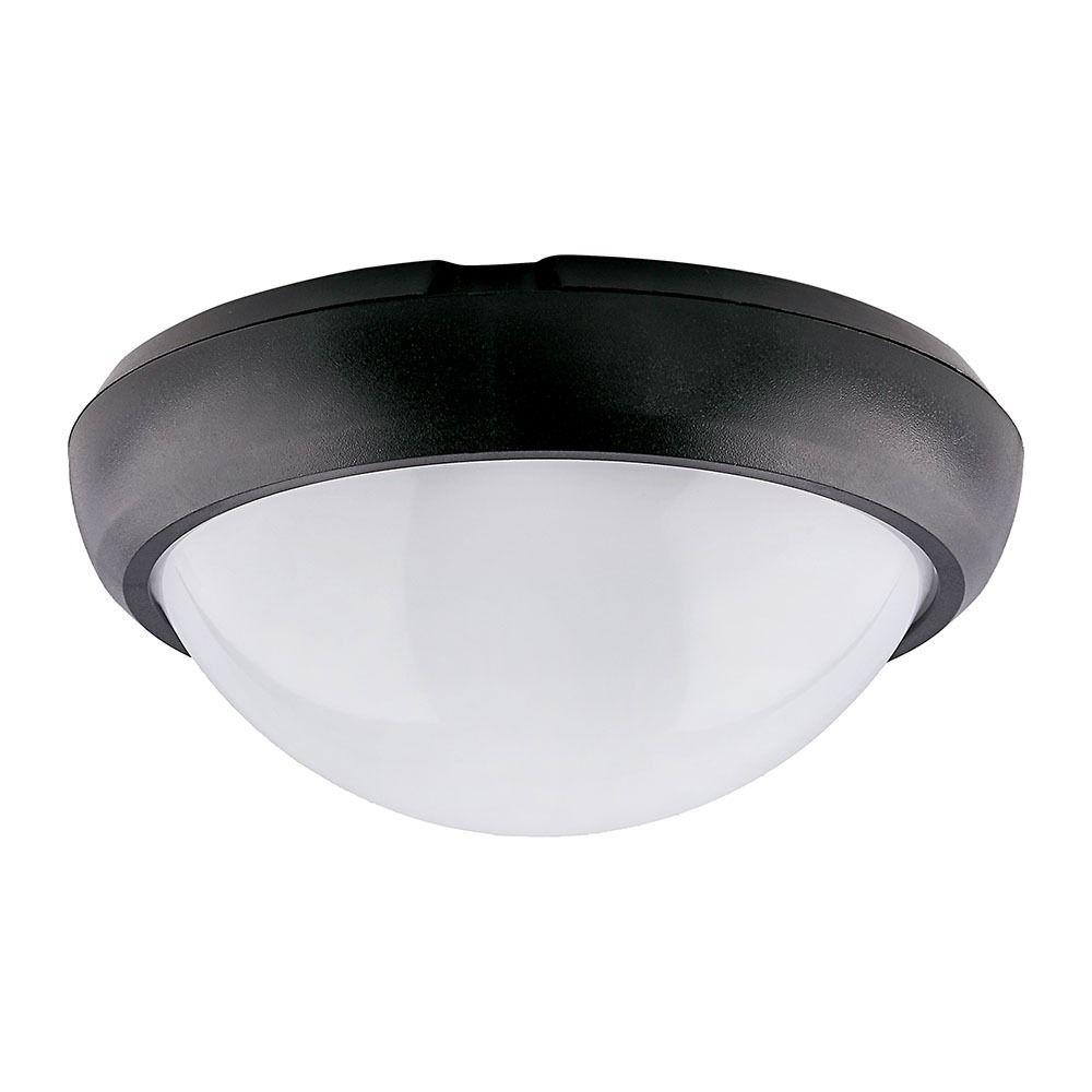 12W Plafon LED Okrągły, IP54, Barwa:3000K, Obudowa: Czarna, VTAC, SKU 1349