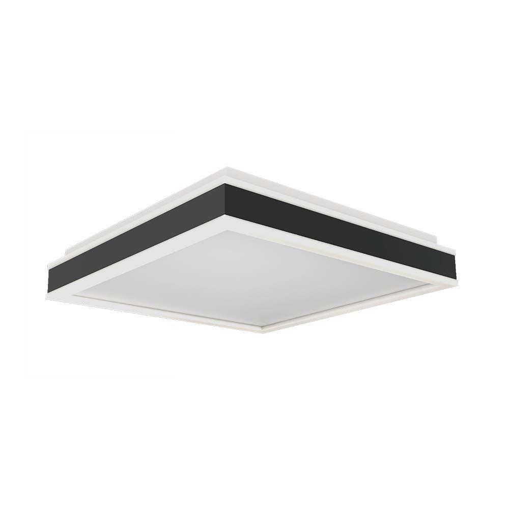 38W Lampa dekoracyjna LED 4000K, Kolor: Czarny, Kształt: Kwadratowy , VTAC, SKU 6914