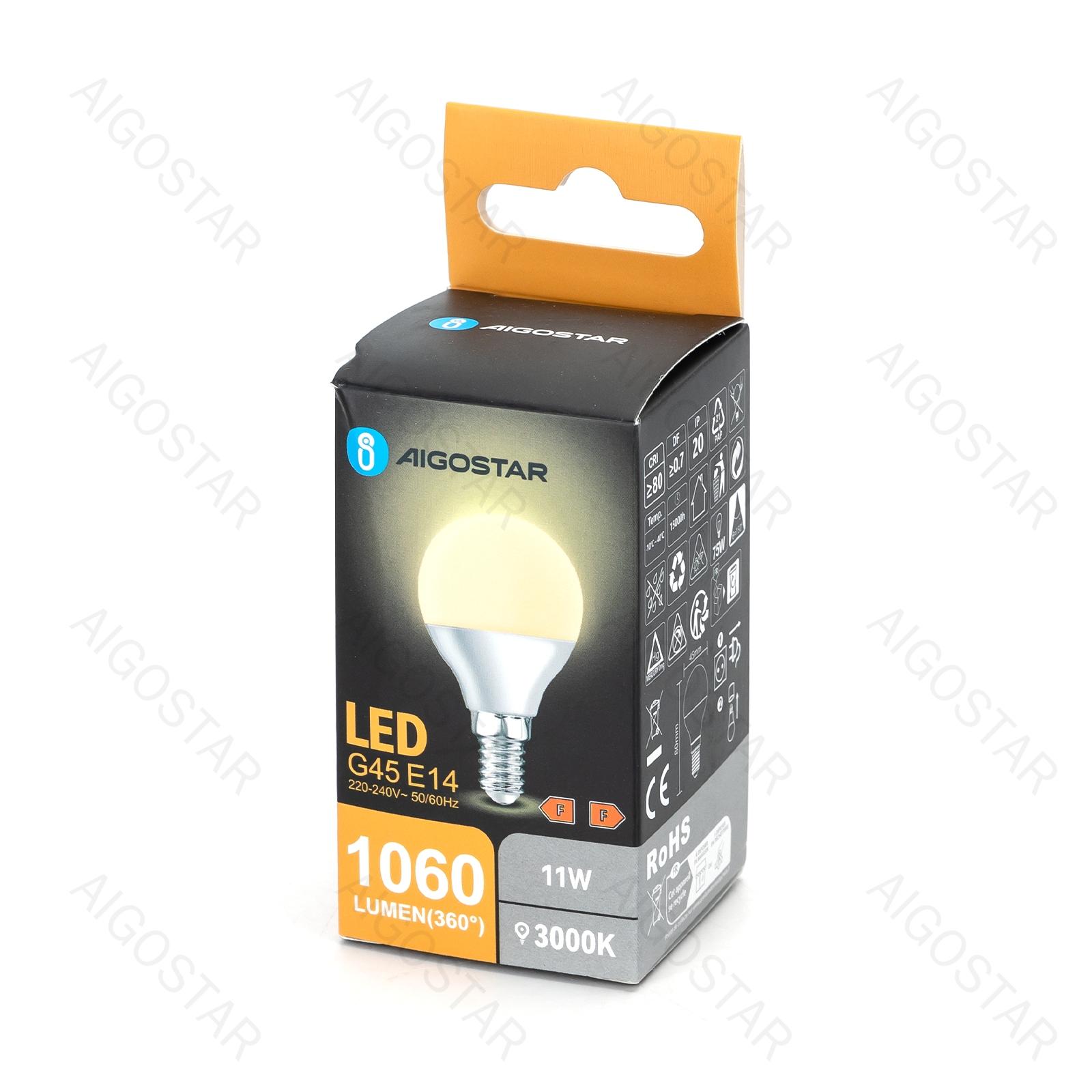 LED G45 E14 11W 3000K