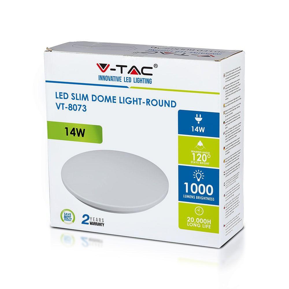 VT-8073 14W LED CEILING LIGHT 4000K ROUND